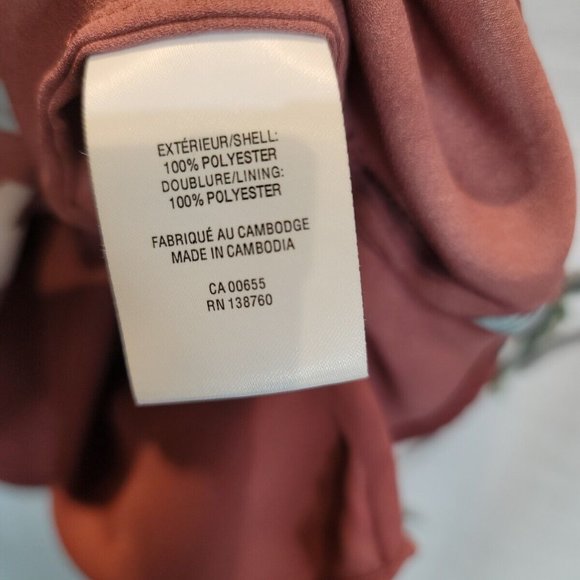 R Essentials Sleeveless Rose Pink Floral Blouse Women's XXL - Picture 11 of 12